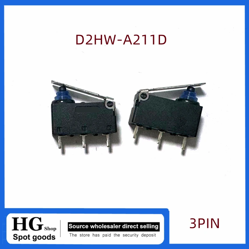 D2HW-A211D sealed waterproof dust button travel limit micro switch D2HW car door lock G303 3 feet With handle D2HW-A211D