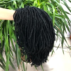 10 Inch Short Dreadlock Wigs For Women Synthetic Fiber Afro Curly Twist Wigs Ombre Braided Wig