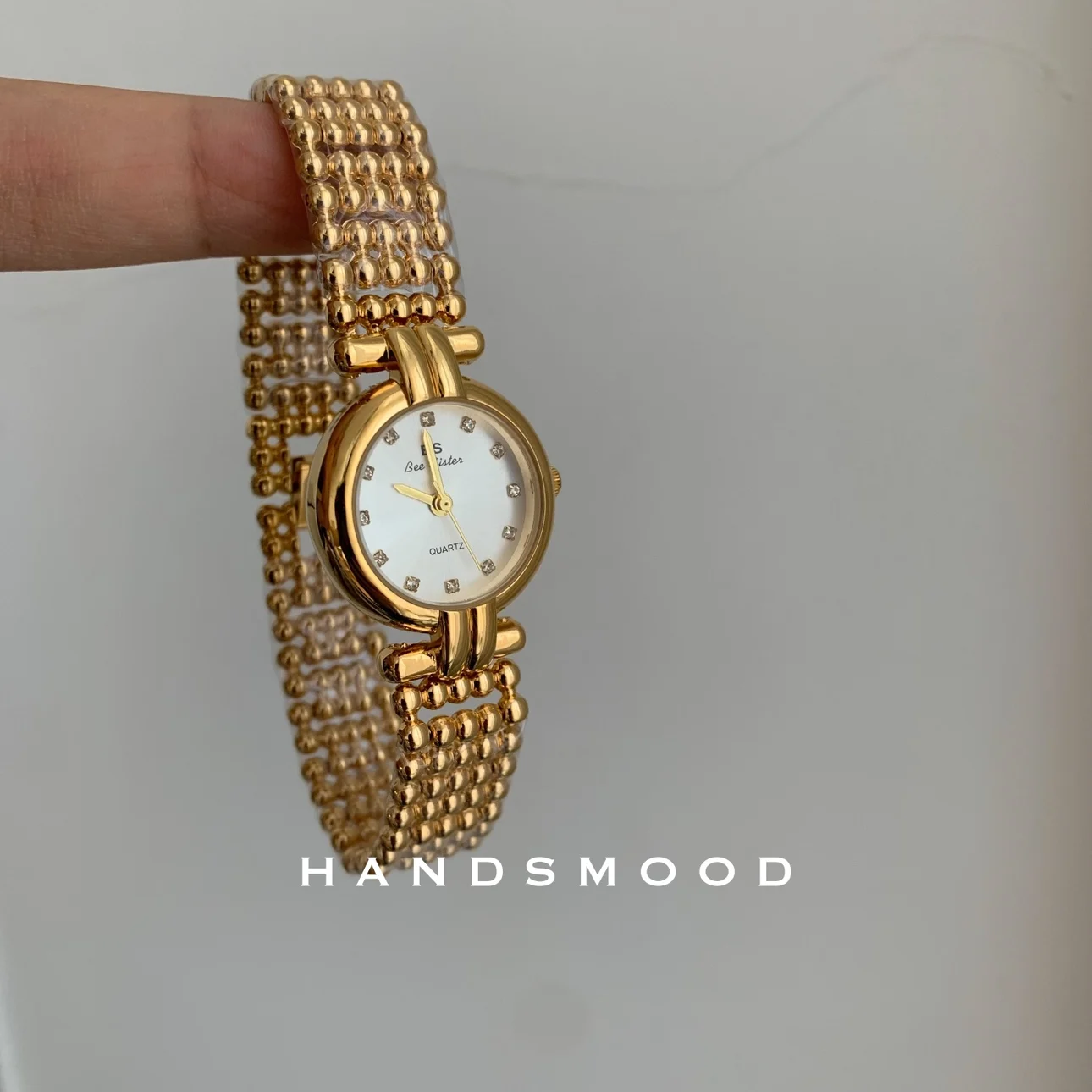 

Women's luxury watch, retro light luxury niche round temperament fashion Japanese chain watch for women, gift for girlfriend