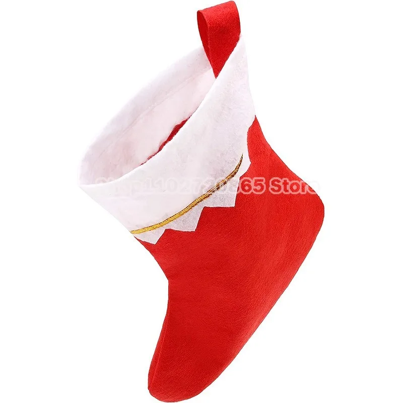 Calcetín de Navidad de Super Mario Bros, calcetines con figuras de juego de Anime de dibujos animados, bolsa de almacenamiento de monedas de caramelo para niños y niñas, decoraciones para el hogar, regalos para niños