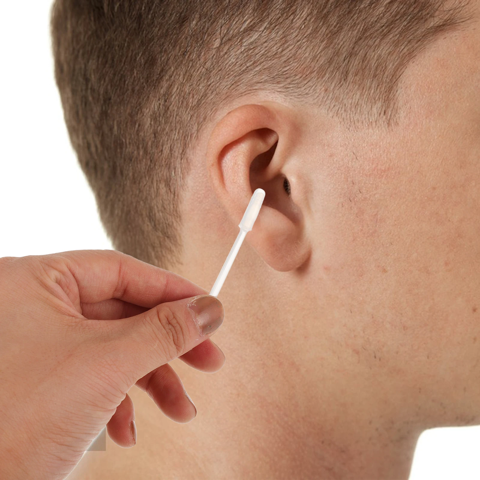 Ensemble d'outils de nettoyage de cire d'oreille, Kit de bâton d'oreille, ramassage adhésif jetable, sûr pour adultes, nettoyage en profondeur, réutilisable