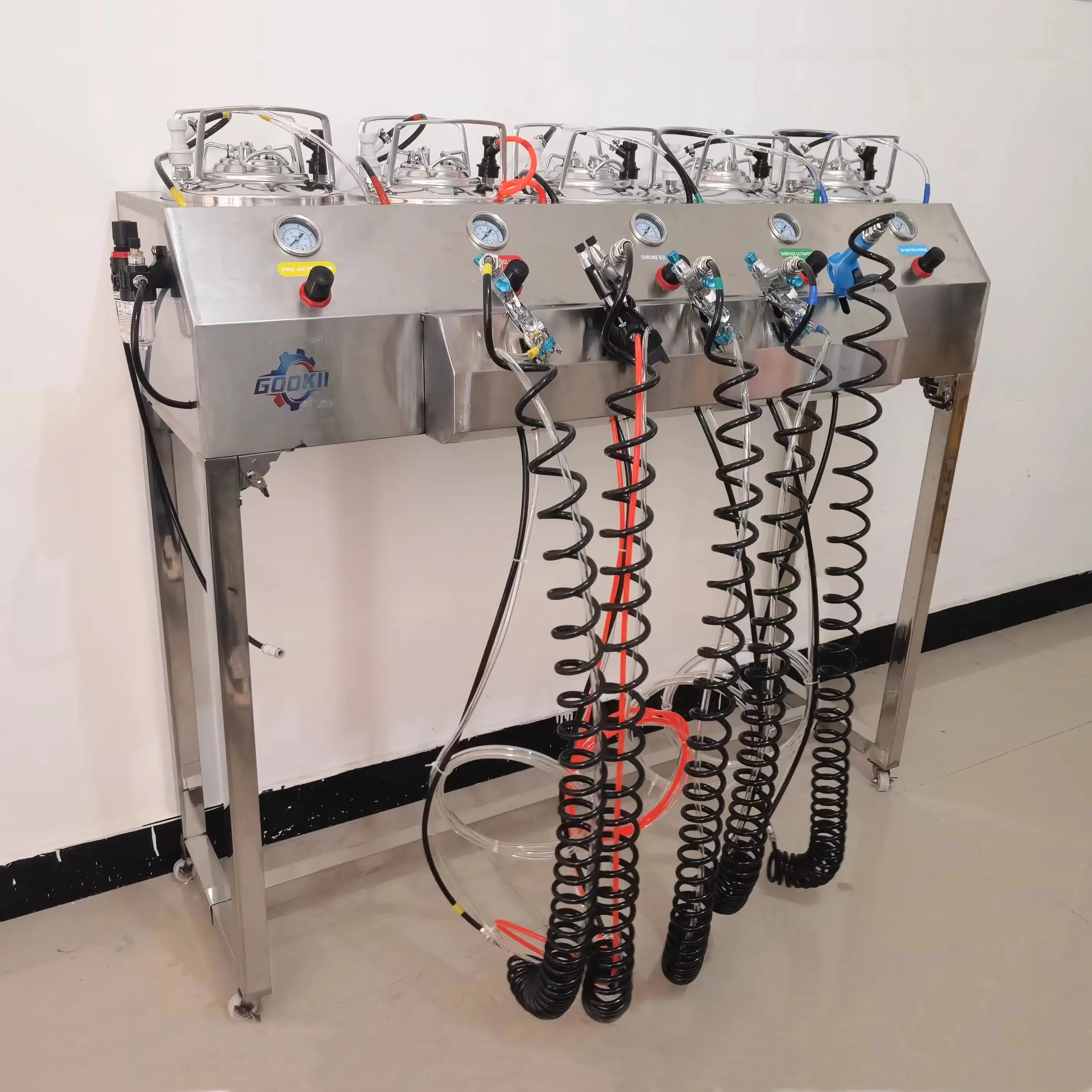 Spray Chrome Coating Machine Paint Coating Nano Chrome Spray Plating Machine Stainless Steel