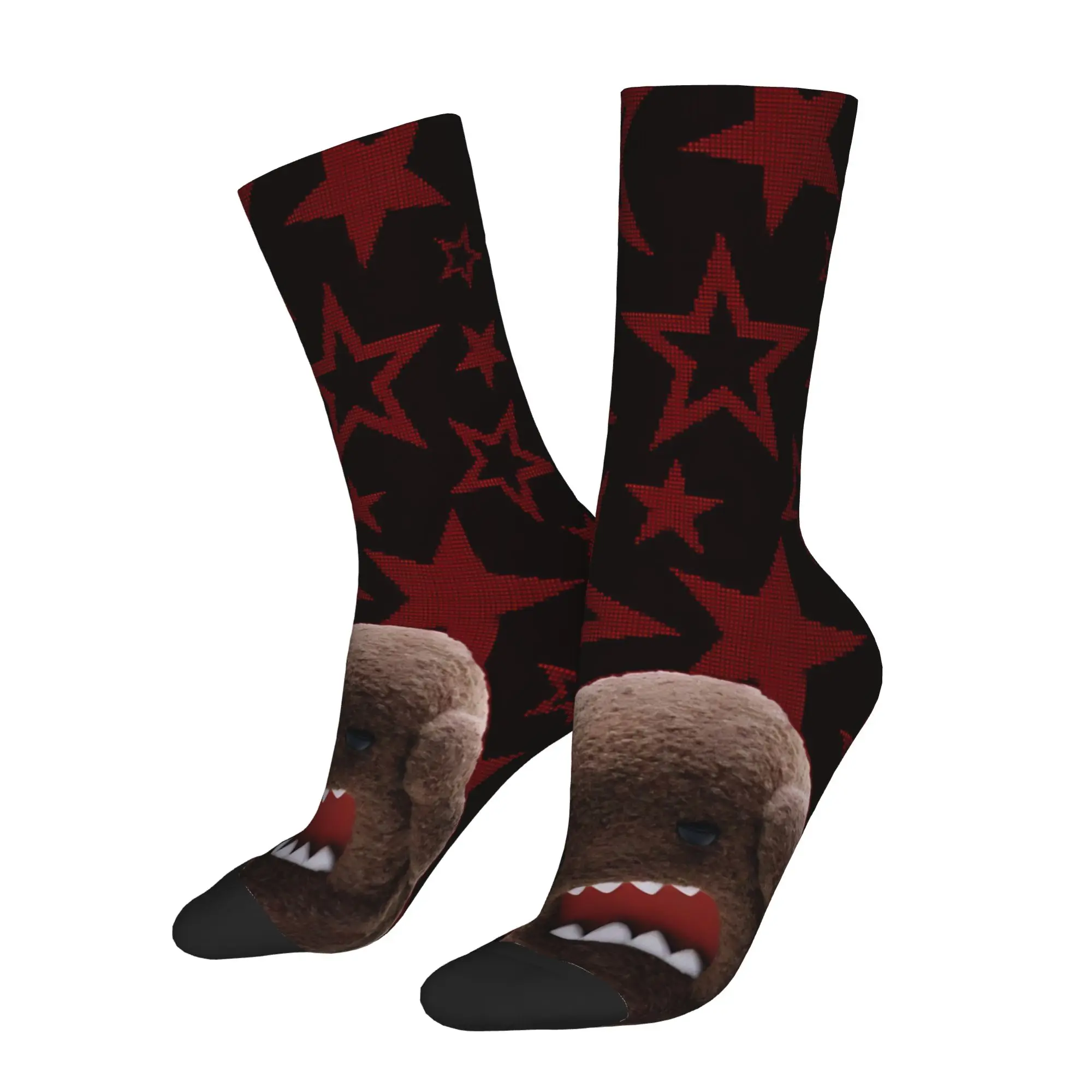 Domo Kun Socks Merch For Men Women  Print Socks Comfortable Wonderful Gifts