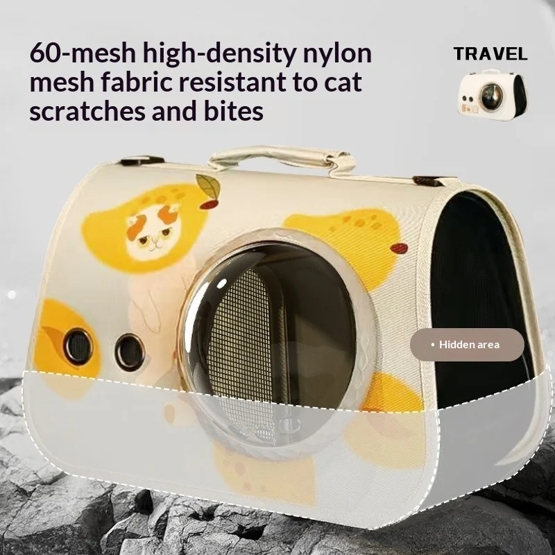 Mochila porta mascotas para gatos y perros transpirable - imagen 3