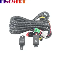 Fast Delivery For H11 Fog Lamp For Suzuki SX4 Grand Vitara Alto Swift 3 JiMmy Fjignis 2 Wiring Harness Wire Sockets + Switch