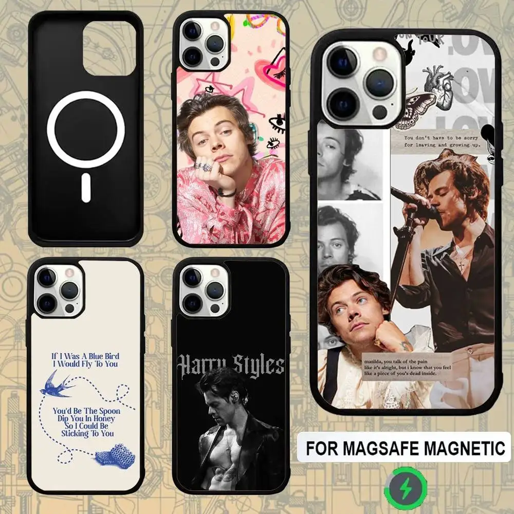 

H-HarryS Styles Harrys House Phone Case For IPhone 17,16,15,Pro,Max,Air,14,Plus,13,12,11 Magesafe Wireless Charge Cover