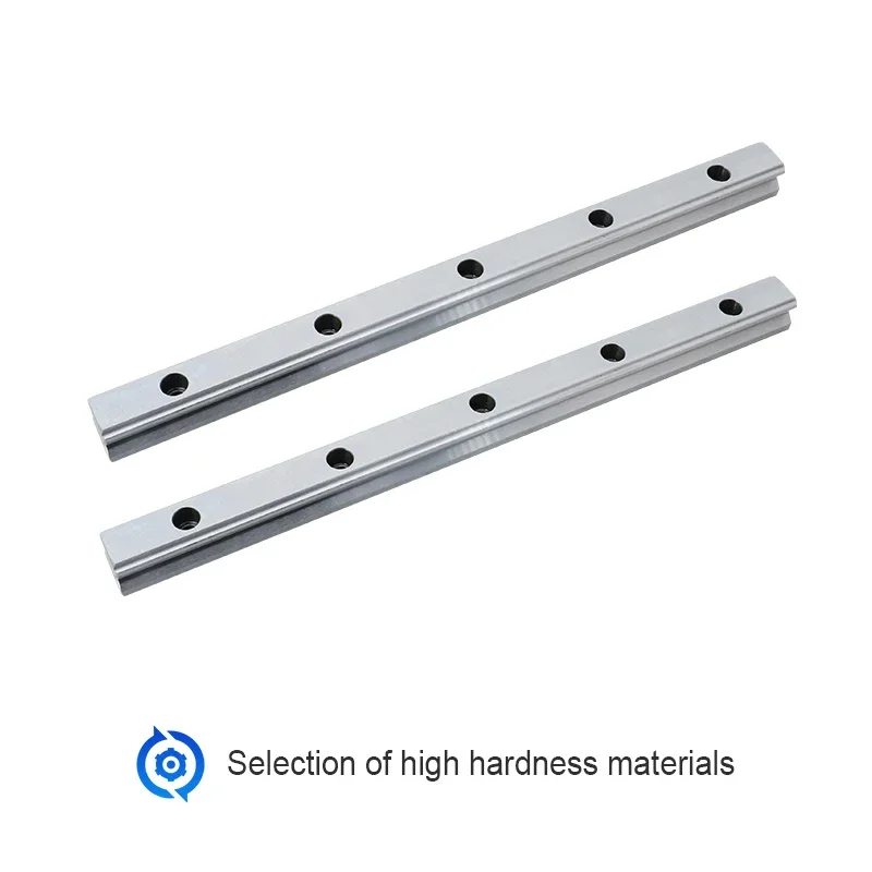 HLTNC HGR20 HGR15 Square Linear Guide Rail 4pcs HGH20CA HGW20CC HG15 Steel Flang Slider Block Carriages For CNC Router Engraver