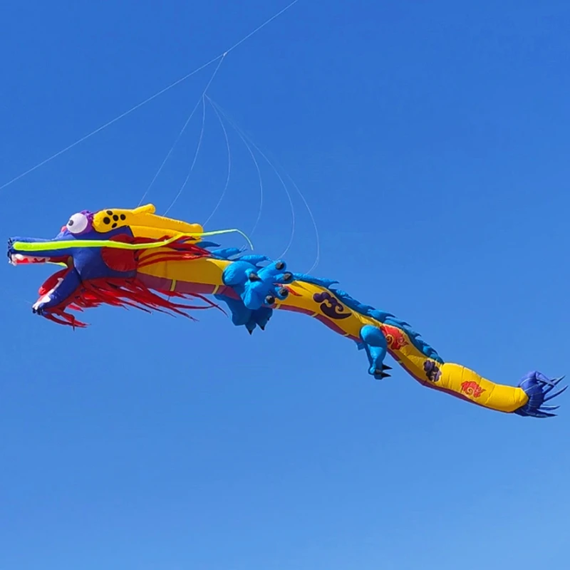 15m drakenvliegeren voor volwassenen vliegers professionele windvlieger zachte vliegers traditionele vlieger buitenspel leuk speelgoed dansende inktvis