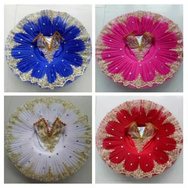 مضيئة الاطفال فستان رقص الباليه الأطفال مصباح ليد فستان رقص الأميرة فتاة مهنة الباليه توتو زي بحيرة البجع فستان #2