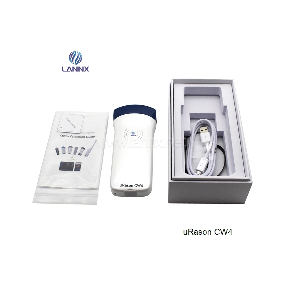 

Продукция, предназначенная для переговоров, портативная допплеровская ультразвуковая машина lannx uRason CW4 для медицинских 128 элементов USG для больницы