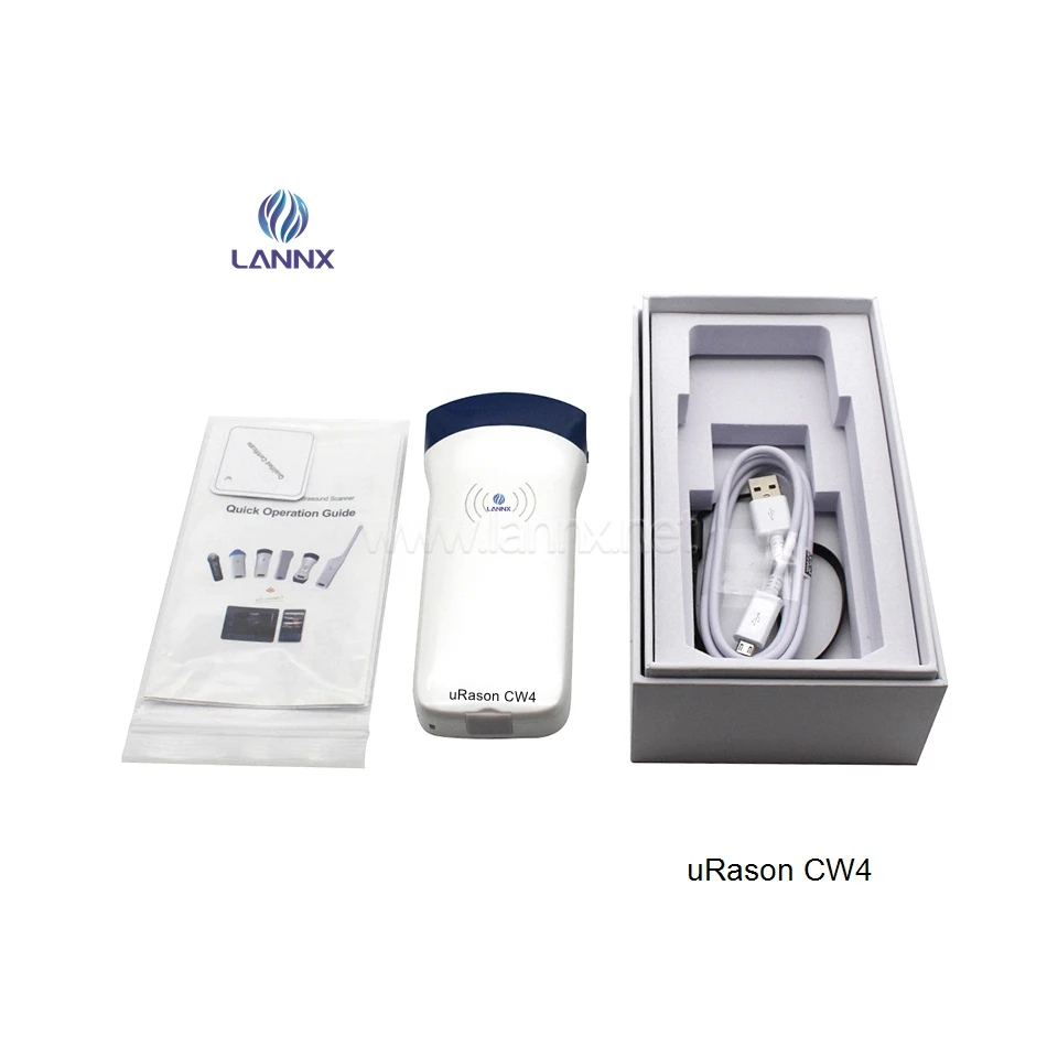 Products subject to negotiationLANNX uRason CW4 Portable Doppler ultrasound machine for medical 128 elements USG for hospital