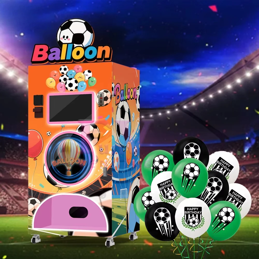 Customized New Design Electric Kids Balloon Vending Machine Coin QR Token Payment Easy Operation Mall Business Equipment