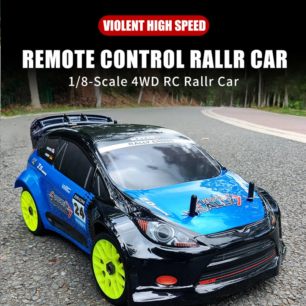 ZD Racing 9071-V2  High Speed 1/8 RC Rally Flat Sport Cars 80km/h 4WD  Car Model Buggy Off-road Vehicles Remote Control Adults