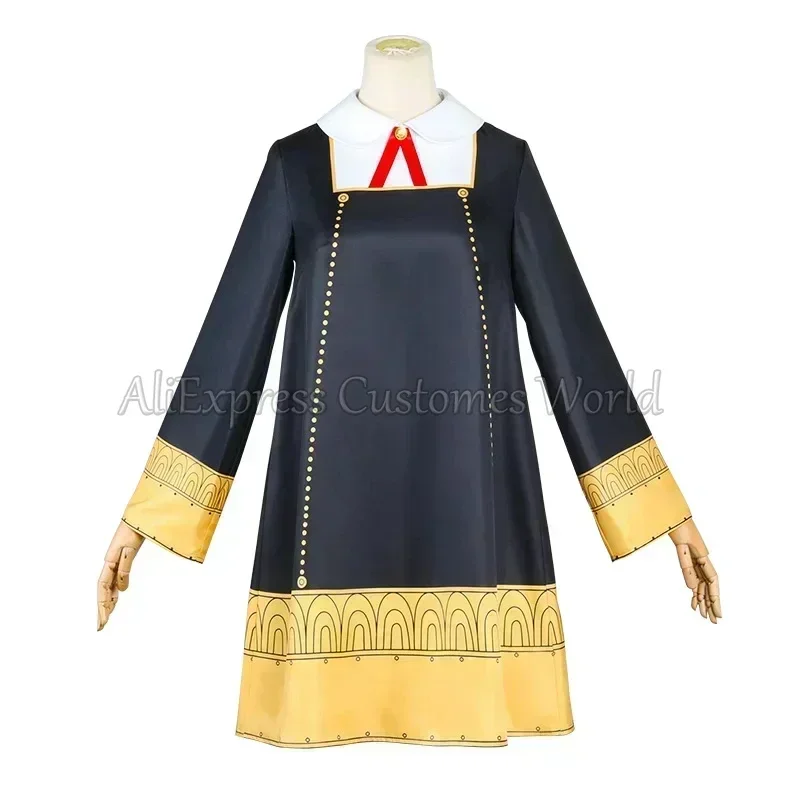 2025 هالوين أنيمي أنيا مزور تأثيري الجاسوس X الأسرة أنيا فورجر تأثيري فستان مُصمم حسب الطلب موحدة الوردي الباروكات القرن هالوين