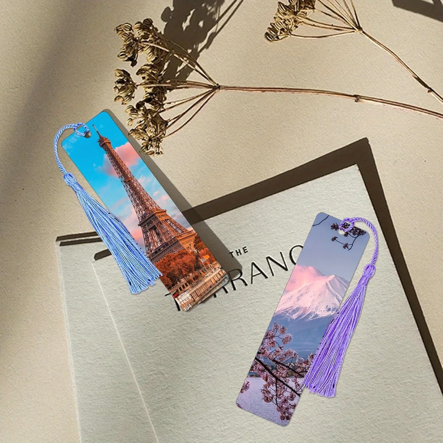 5 قطع من الإشارات المرجعية الفارغة على الوجهين، إشارات مرجعية بلاستيكية رفيعة للغاية يمكنك صنعها بنفسك مع فتحة وشرابات للحرف اليدوية والهدايا