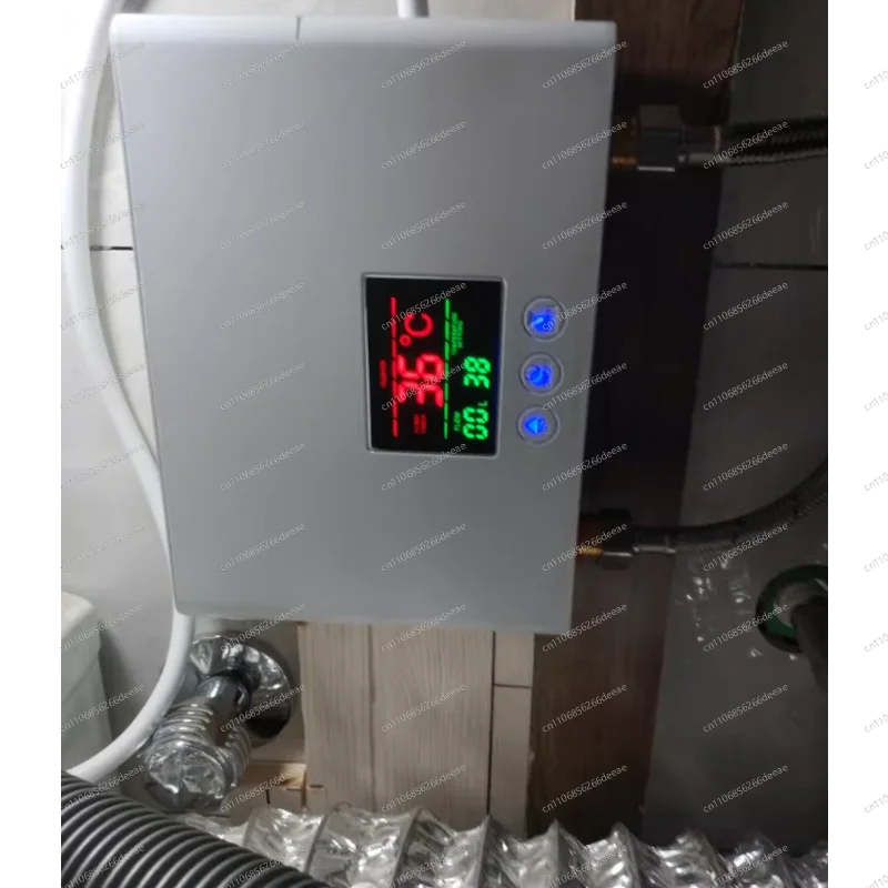 Compact 3000W 220V Instant Electric Water Heater – Wall-Mounted Tankless Booster for Shower & Kitchen Sink