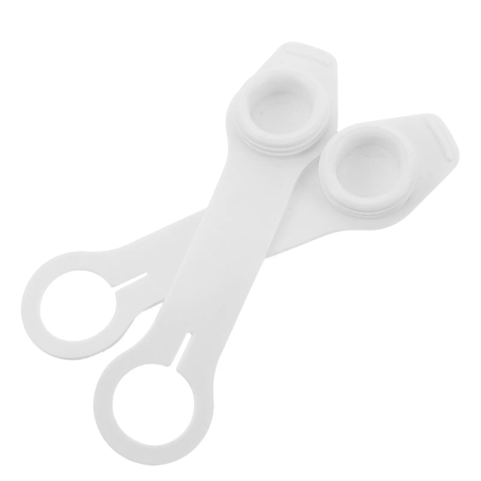 2Pcs Rv Water Inlet Cap Nylon Screw-on Dust Cover with Tether Splash Prevention Universal Fit Motorhome Trailer Water Fill Inlet