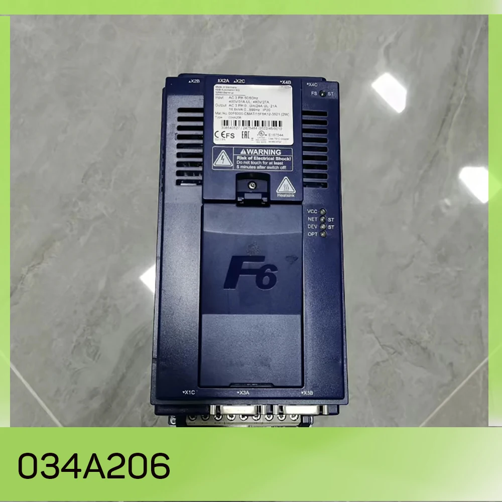 

For KEB Frequency Changer 00F6000-CMAT/15F6K12-3521(2W) 034A206