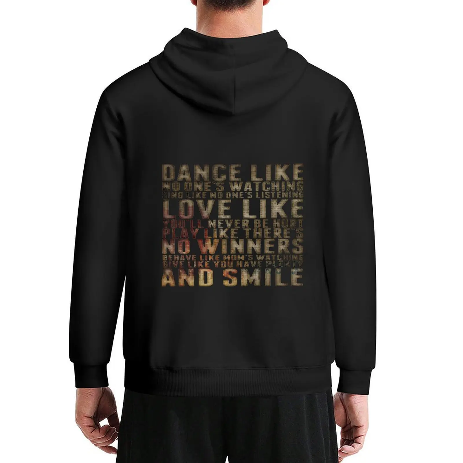 

Dance Like No One's Watching, Sing Like No One's Listening Hoodie men's sweat-shirt set mens clothes men wear hoodie oversize