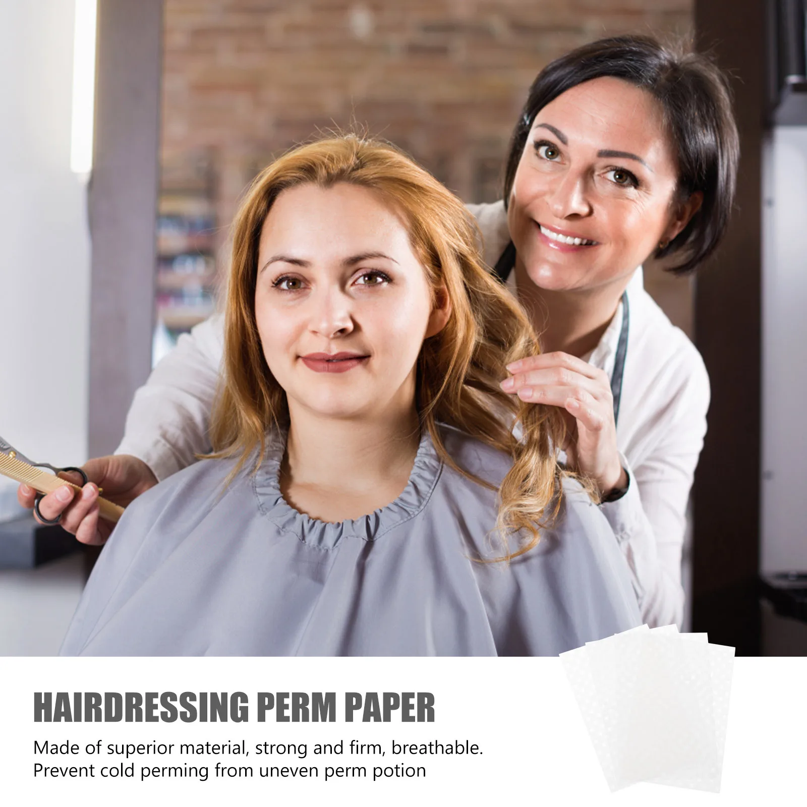 

1000 Sheets Hair Perm Paper Ultra-Thin High Temperature Resistant for Salon Barber Shop Home Use Disposable Hairdressing Tool
