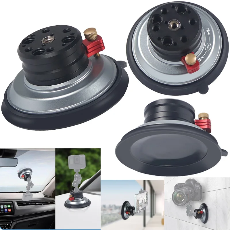 4 inch Vacuum Suction Cup Powerful Heavy-Duty Strong Sucker with 1/4\