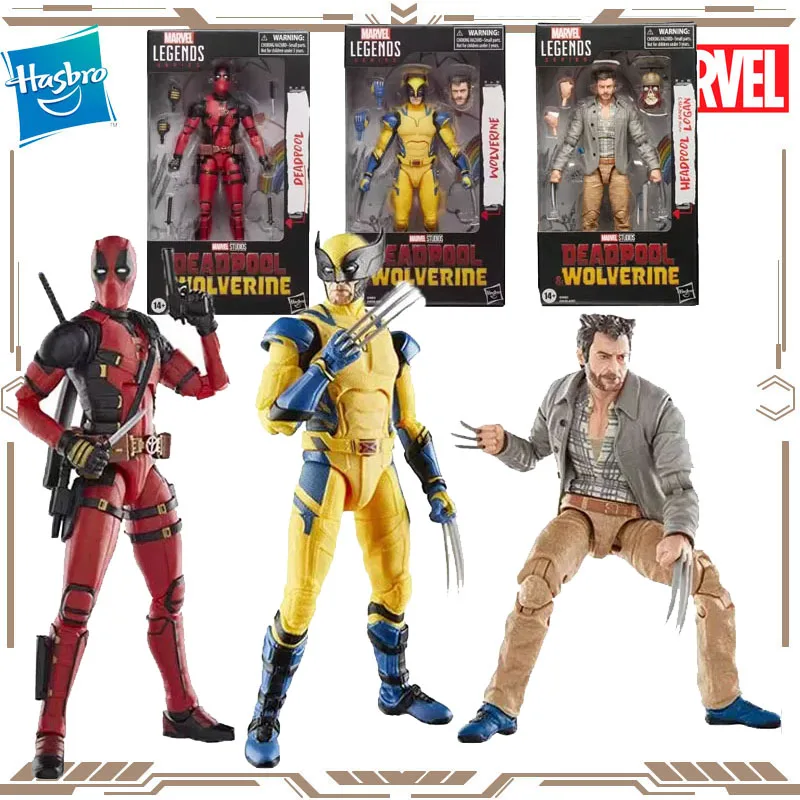 

Hasbro оригинальная аниме-фигурка Marvel Legends Дэдпул Росомаха, экшн-фигурка, игрушки для мальчиков и девочек, подарок, Коллекционная модель
