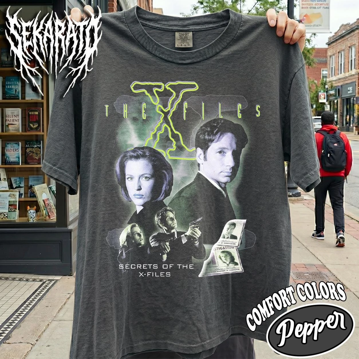 The X Files Graphic Tee, 90's Movie, Unisex Shirt, Horror Movie, Dana Scully VT02