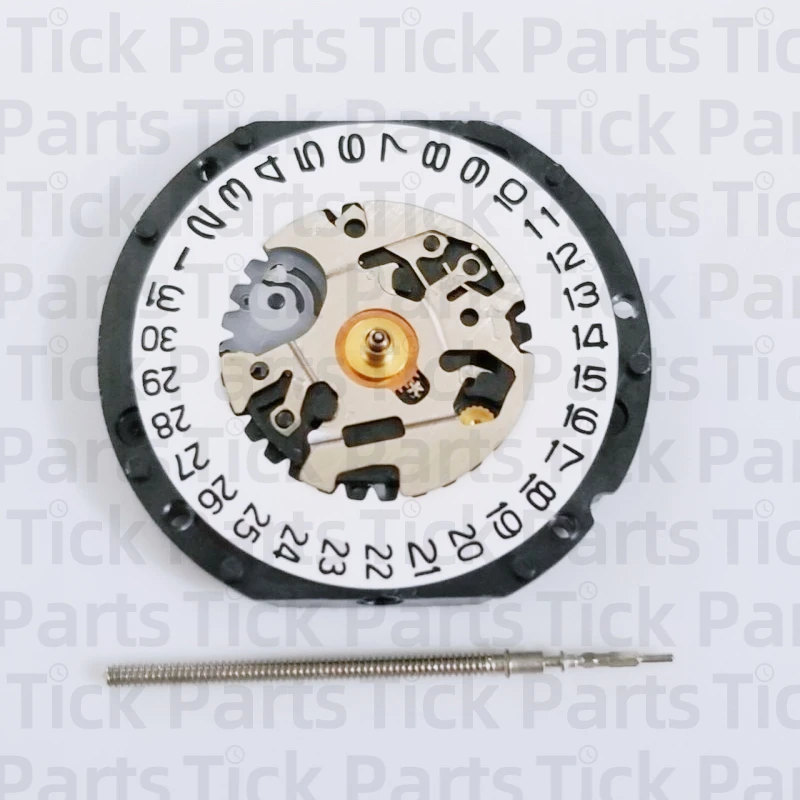 Nuevo movimiento de cuarzo VX12, 8,75 pulgadas, 3 manecillas, fecha, 20x18mm, batería SR716SW, reemplaza la pieza del reloj V312 5Y81