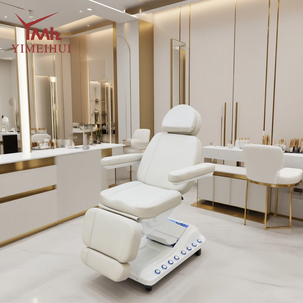 YMH Electric 3 motor Beauty Salon Cosmetic Chair Massage Beds Salon Furniture