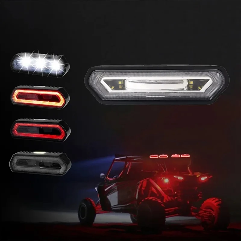 1.75Inch To 2Inch UTV Roll Bar Car SUV LED Tail Light Brake Light For Polaris RZR Ranger Can Am Maverick X3