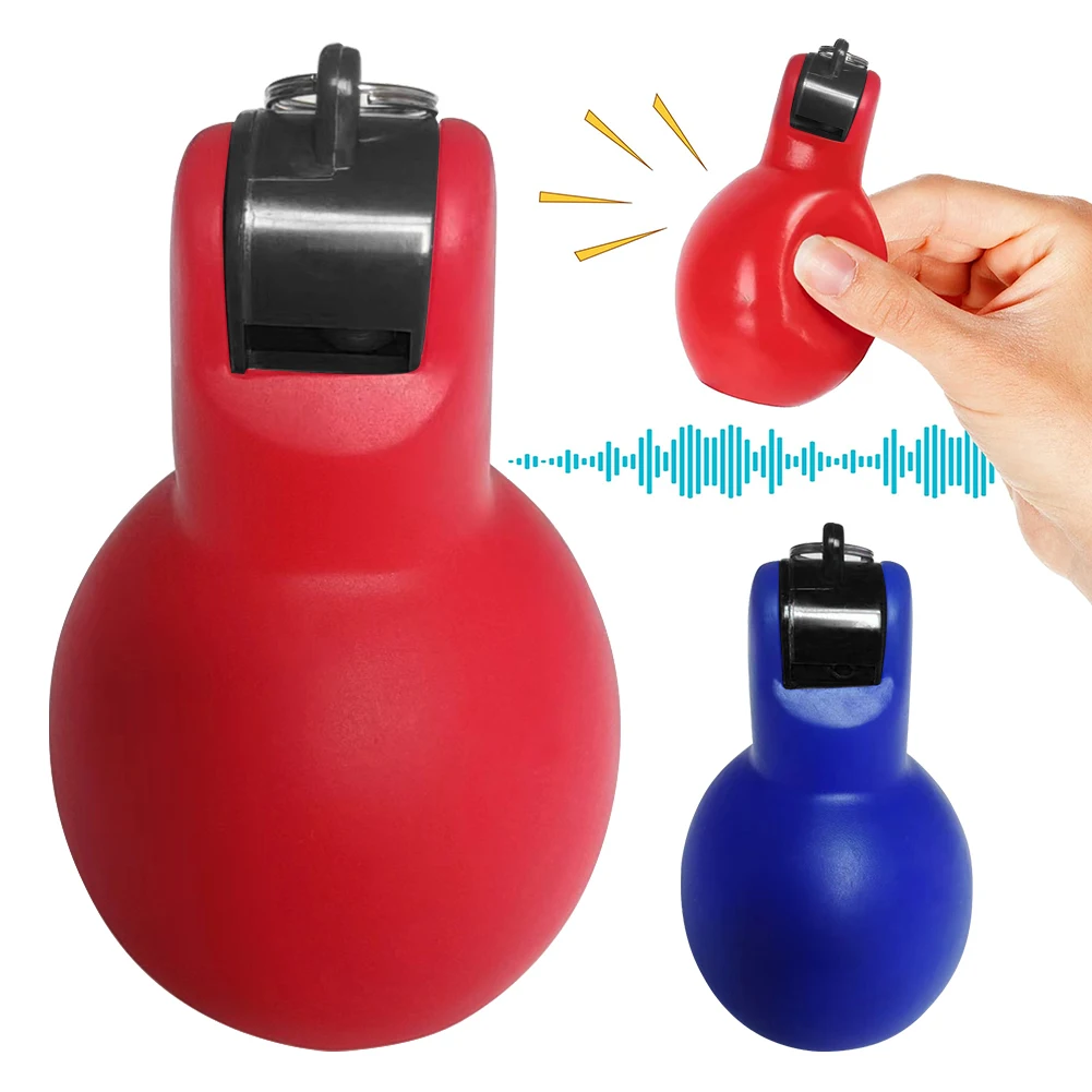 

Hand Squeeze Whistle Sports Whistle Loud Crisp Sound Whistle Training Whistle for Indoor Outdoor Home School Sports