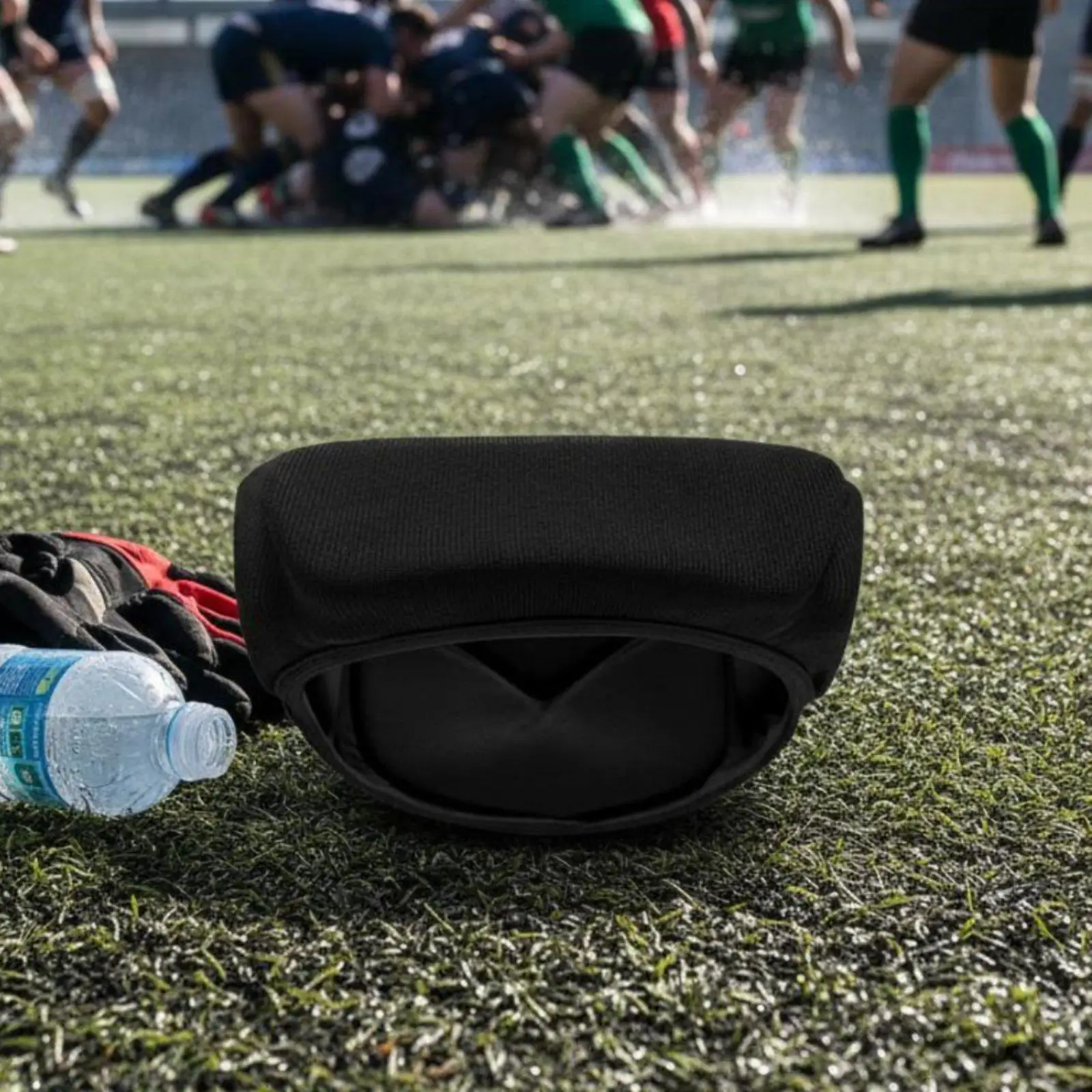 Padded Sports Headband Impact Protector for Football Soccer Rugby EVA Foam Cushion Lightweight Comfortable Headgear for Training
