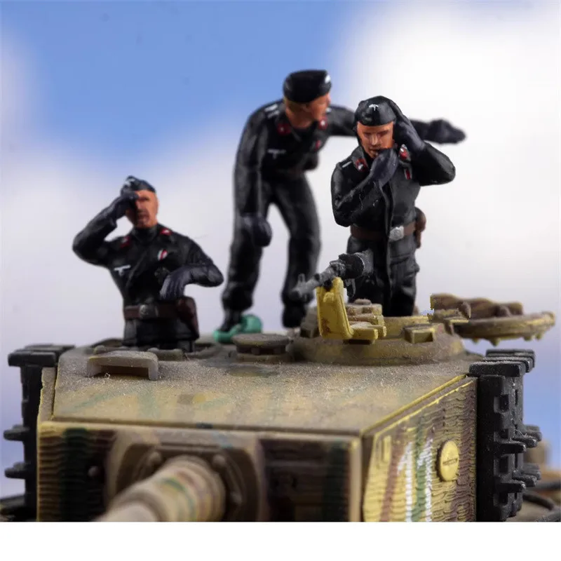 1:72 Model 3D Printing Painted 6Pcs German Soldiers of The Carrier Group Action Figure DIY Scene Accessory Collection Dolls
