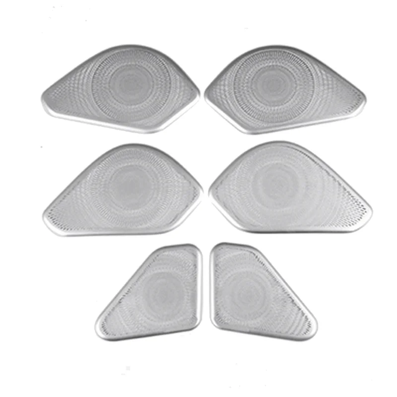 

Durable-1Set/6Pcs Door Loudspeaker Sound Pad Horn Mesh Cover Trim Part For Land Rover Range Rover 2023 Car Interior Speaker Fram