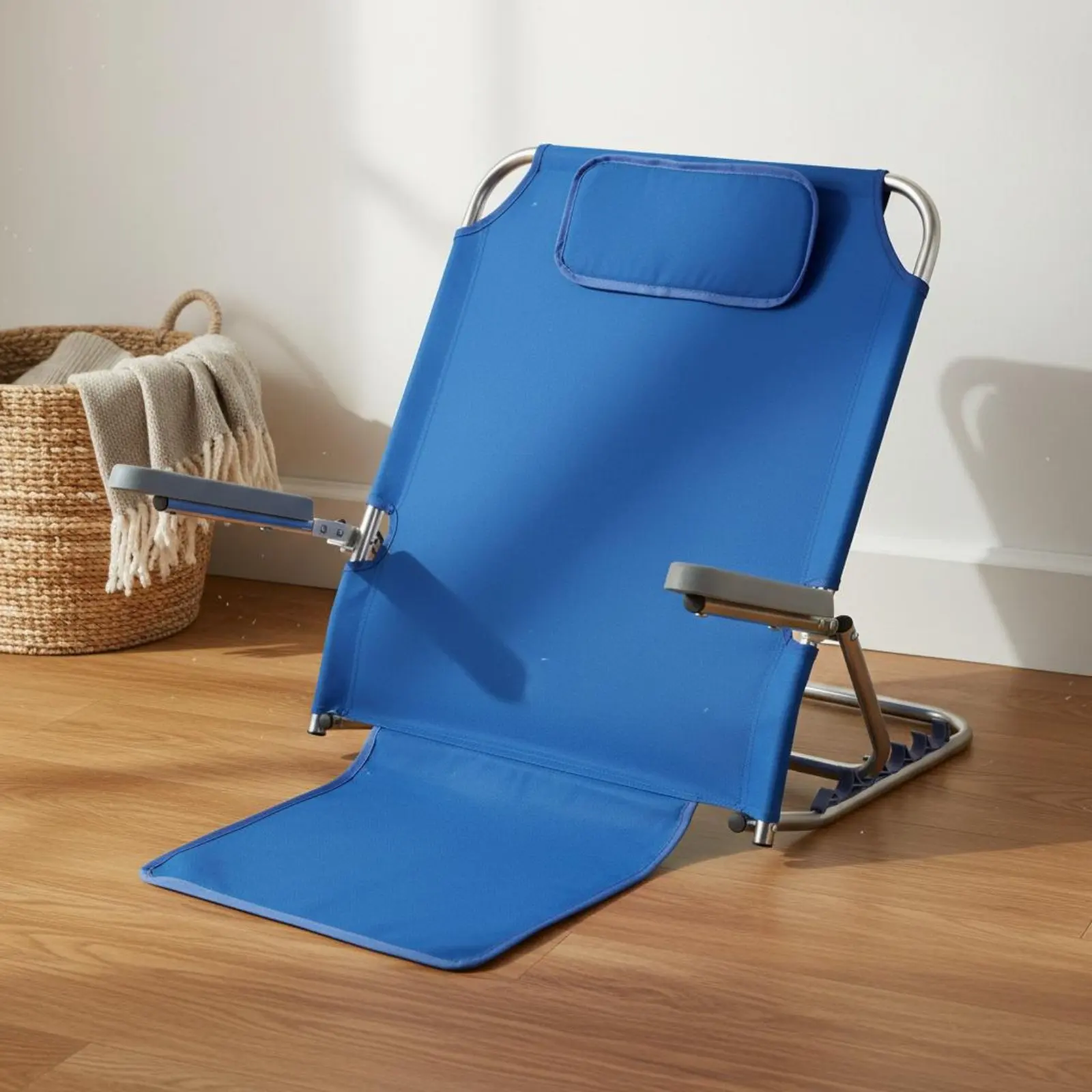 Adjustable Bed Backrest Easy to Clean Bed Reading Backrest Mesh Back Support Seat Sturdy Steel Frame Home Furniture for Patients