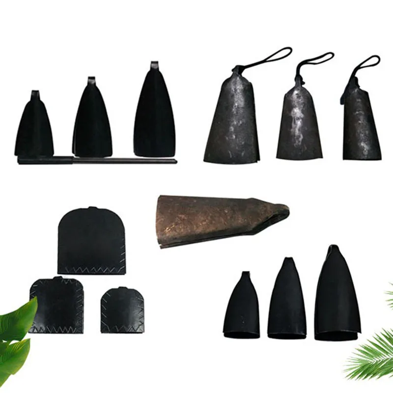 African Drum Cowbell Professional Performance Cow Bells Adult Beginners Percussion Instruments Portable Tambourine Accessories