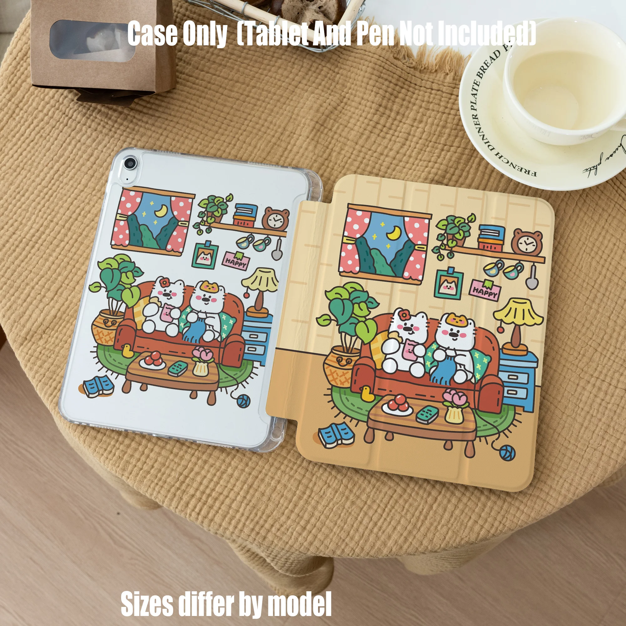 

Premium TPU Tablet Case for Samsung and Apple All Models Slim Fit Protective Cover，Shockproof Lightweight Durable