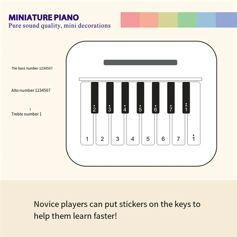 【Fast Delivery】Mini Piano Calendar World Famous Music High-End Music Piano Desktop Decoration Playing Calendar Surprise Gift