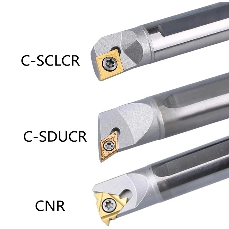 

Tungsten steel CNR0008K11 CNR0010 C08K-SDUCR SDUCR07 C10K-SDQCR07 STUPR tungsten Steel internal hole Cutter Bar Turning Tool