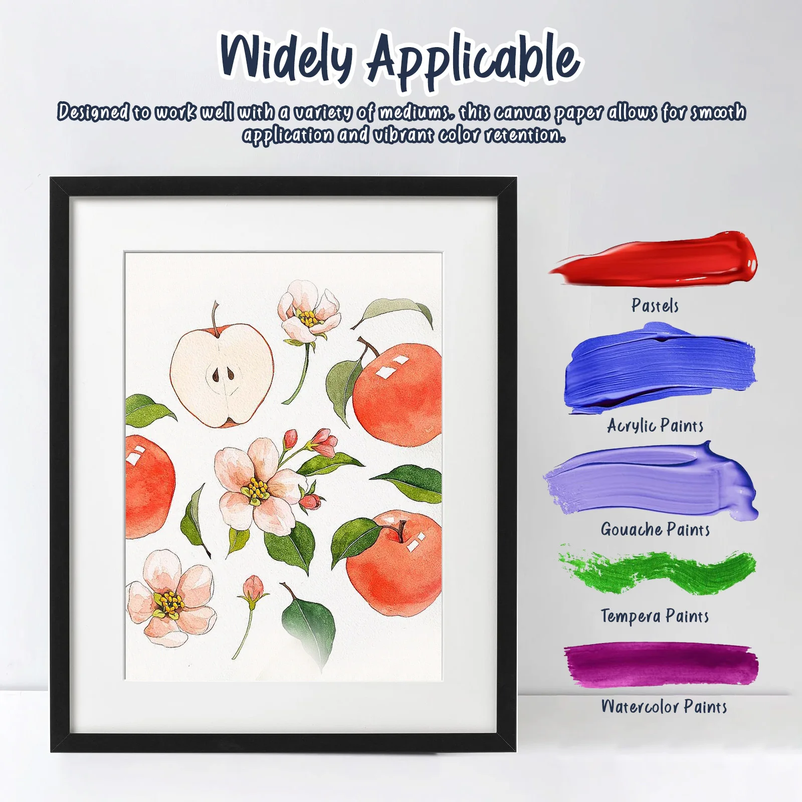 Óleo pastel 55 folhas grossas aquarela esboço para acrílicos pastel desenho pintura suprimentos folhas de lona soltas artista