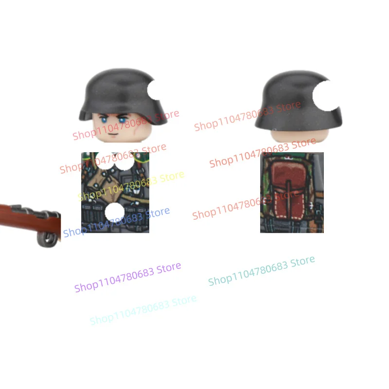 New MOC Mini Figures, Military Cavalry & National Defense Officers Toy Model Ornaments, Holiday Gifts