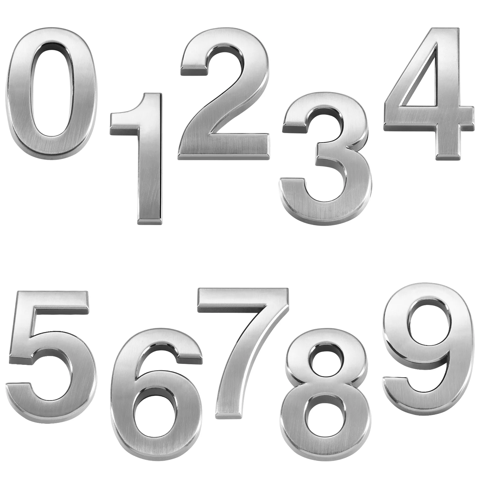 

Metal House Number Address Numbers Gate Signs Mailbox for outside Street Hotel Letter Stickers