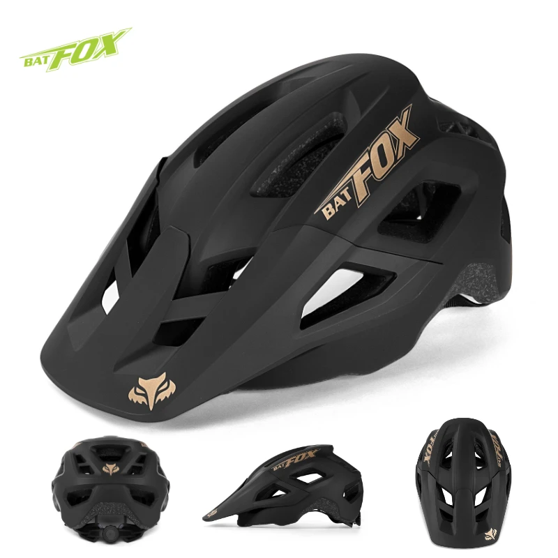 BATFOX Cycling Helmet New Men\'s Road Cycling Helmet Mountain Bicycle Bike Equipment Ultralight Racing Cycling MTB  Helmet