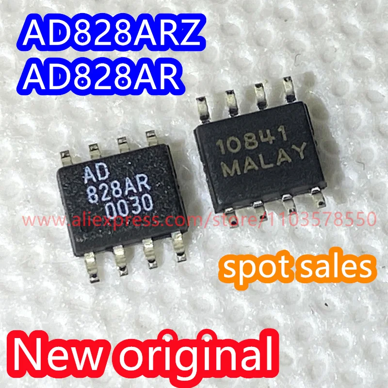 5PCS  Brand new original AD828 AD828A AD828AR dual channel low-power video operational amplifier chip SOP8 package AD828ARZ