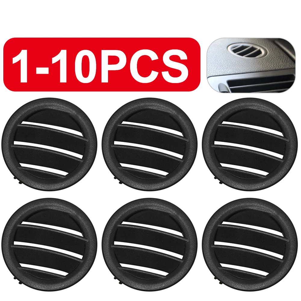 Car Dashboard Round Air Conditioning AC Vent Outlet Grille Cover For Mercedes Benz C Class W204 C220 C230 C260 C300 2007-2010