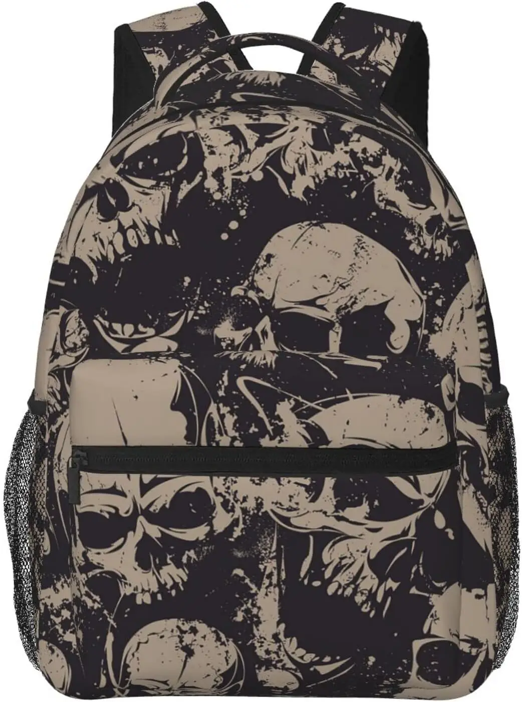 

Skull Pattern Stylish Casual Backpack Purse Laptop Backpacks With Multiple Pockets Computer Daypack For Business