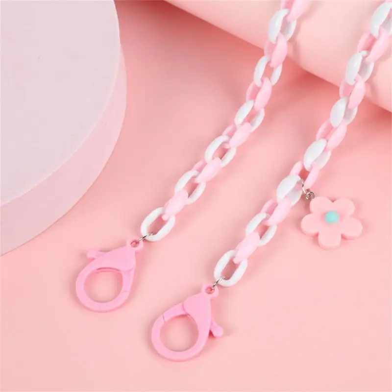 1~4PCS 70cm Fashion Acrylic Face Mask Chain Women Anti Slip Mask Strap Glasses Chains Neck Chain Mask Holder Neck Strap Mask