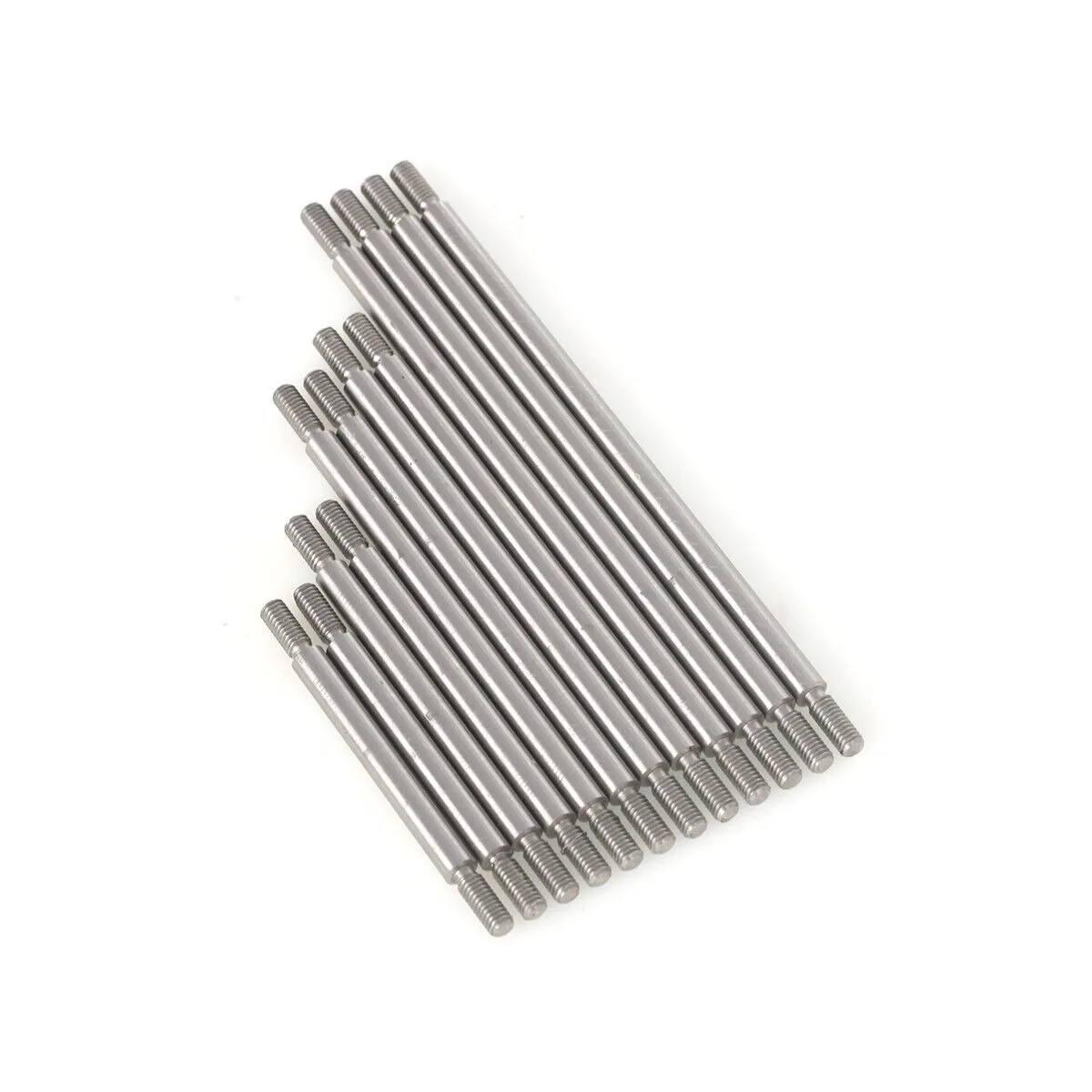 LCX Racing 1/10 RC Crawler Car CNC Stainless Steel Complete Suspension Link 12pcs for Traxxas TRX6 Upgrades Parts Accessories