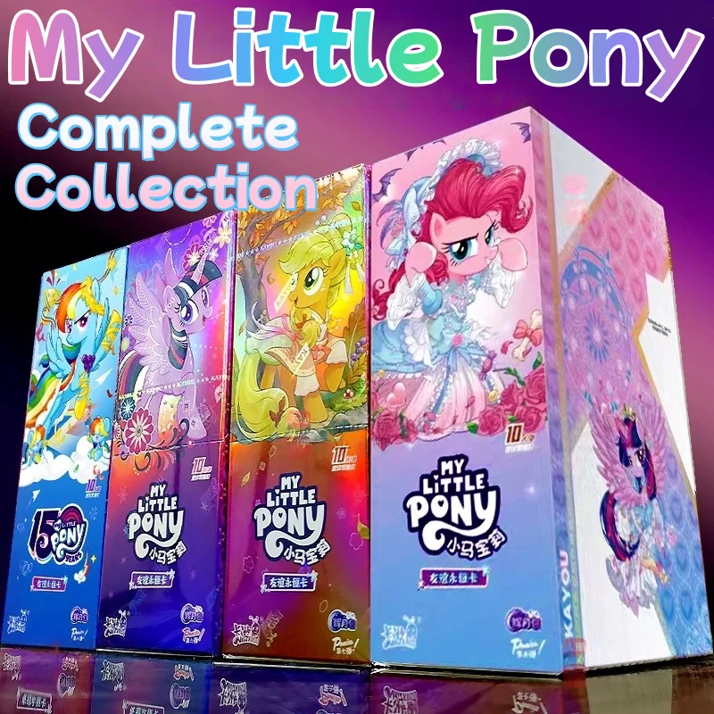 

Подлинная KAYOU My Little Pony, полная коллекция карт, коллекция SC, анимационная игра, коллекционная игрушка, подарок-сюрприз на день рождения для девочек