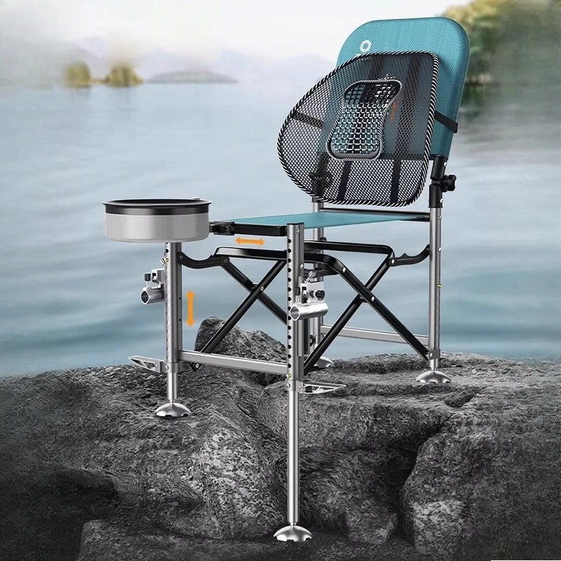 

Modern Multifunctional Fishing ChairPortable Multi-Terrain Folding Fishing Chair Professional Lightweight Outdoor Furniture FYFC